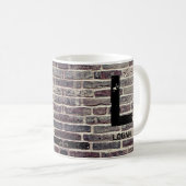 Mug Modifier le nom initial Ajouter le nom H I J K L M (Devant droit)