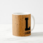 Mug Modifier le nom initial Ajouter le nom H I J K L M (Devant droit)
