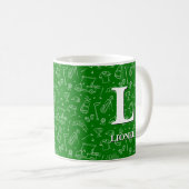Mug Modifier le nom initial Ajouter le nom H I J K L M (Devant droit)