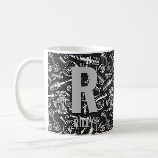Mug Modifier le nom initial Ajouter le nom O P Q R S T (Gauche)