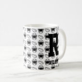 Mug Modifier le nom initial Ajouter le nom O P Q R S T (Devant droit)