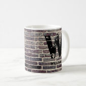 Mug Modifier le nom initial Ajouter le nom U V W X Y Z (Devant droit)