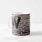 Mug Modifier le nom initial Ajouter le nom U V W X Y Z (Devant gauche)