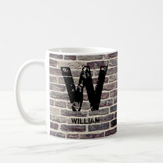 Mug Modifier le nom initial Ajouter le nom U V W X Y Z (Gauche)