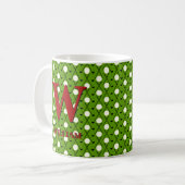 Mug Modifier le nom initial Ajouter le nom U V W X Y Z (Devant gauche)