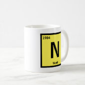 Mug Modifier le nom initial Année Tableau périodique M (Devant droit)