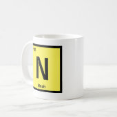 Mug Modifier le nom initial Année Tableau périodique M (Devant gauche)
