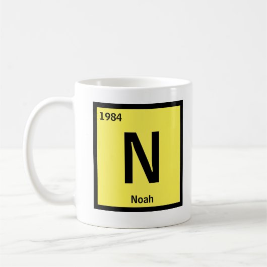 Mug Modifier le nom initial Année Tableau périodique M (Gauche)