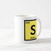 Mug Modifier le nom initial Année Tableau périodique Q (Devant droit)