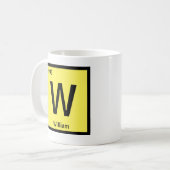 Mug Modifier le nom initial Année Tableau périodique U (Devant gauche)