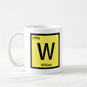 Mug Modifier le nom initial Année Tableau périodique U
