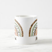 Mug Modifier le nom Leopard Spot Imprimer Rainbow Gran (Centre)