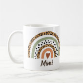 Mug Modifier le nom Leopard Spot Imprimer Rainbow Gran (Gauche)