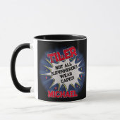 Mug Modifier le nom Texte, TILER, pas tous les super-h (Gauche)