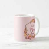 Mug Modifier le texte Ajouter le nom Boho Flower Frame (Devant droit)