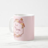 Mug Modifier le texte Ajouter le nom Boho Flower Frame (Devant gauche)