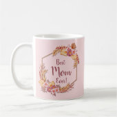 Mug Modifier le texte Ajouter le nom Boho Flower Frame (Gauche)