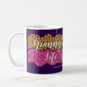 Mug Modifier le texte Ajouter le nom #GrandmaLife Gran (Gauche)