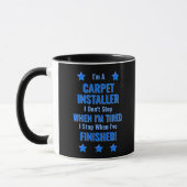 Mug Modifier le texte, je suis un INSTALLATEUR DE CARP (Gauche)