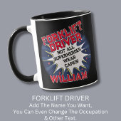 Mug Modifier le texte, PILOTE FORKLIFT Pas tous les su