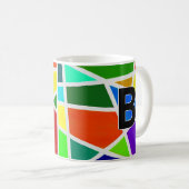 Mug Modifier les triangles géométriques initiaux A B C (Devant droit)