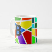 Mug Modifier les triangles géométriques initiaux A B C (Devant gauche)