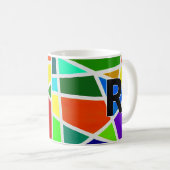 Mug Modifier les triangles géométriques initiaux Q R S (Devant droit)