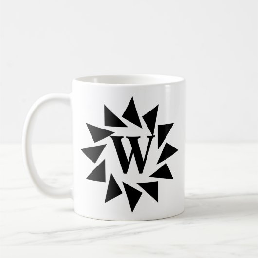 Mug Modifier les triangles géométriques initiaux V W X (Gauche)