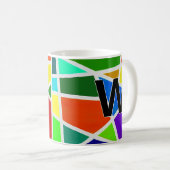 Mug Modifier les triangles géométriques initiaux V W X (Devant droit)