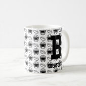 Mug Modifier l'initiale Ajouter le nom A B C D E F G F (Devant droit)