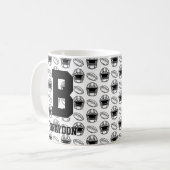 Mug Modifier l'initiale Ajouter le nom A B C D E F G F (Devant gauche)