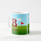 Mug Modifier l'initiale Ajouter le nom A B C D E F G G (Devant gauche)