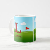 Mug Modifier l'initiale Ajouter le nom H I J K L M N G (Devant gauche)