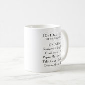 Mug Modifier N'Importe Quel Randonnée De Texte Hiker T (Devant droit)