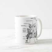 Mug Module lunaire de Lander de la NASA Apollo 11 (Devant droit)