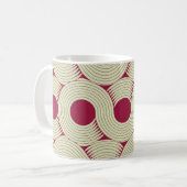 Mug Moebius Stripe : Carrelage rouge-vert infini (Devant gauche)