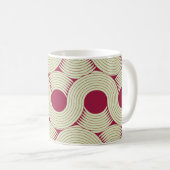 Mug Moebius Stripe : Carrelage rouge-vert infini (Devant droit)