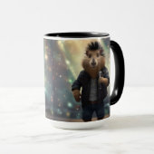 Mug "Mohawk Capybara : Rockin' the River !" (Devant droit)