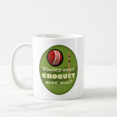 Mug Moi d'avec de croquet de Voulez-vous ? (Gauche)