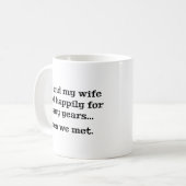 Mug Moi Et Ma Femme Avons Vécu Heureusement Pendant De (Devant gauche)