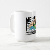 Mug moi jouant un solo de tableur (Devant gauche)