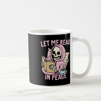 Mug Moi Lisez En Paix Drôle Fantôme Lecture Livre Hall