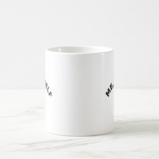 Mug Moi-Même Et Je Typographie (Centre)