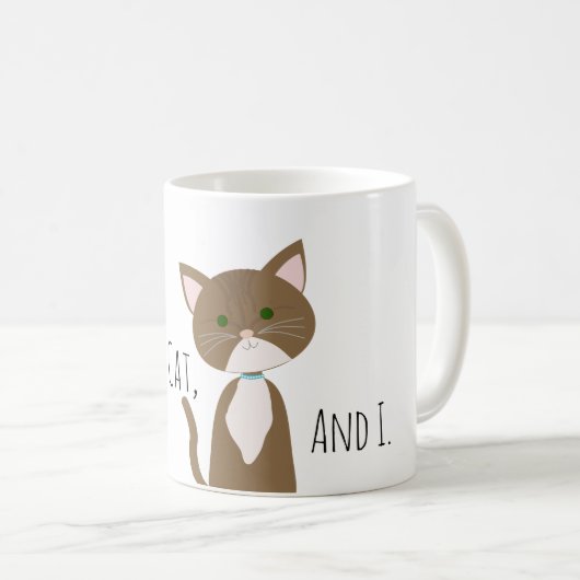 Mug Moi-Même Et Mon Chat (Devant droit)