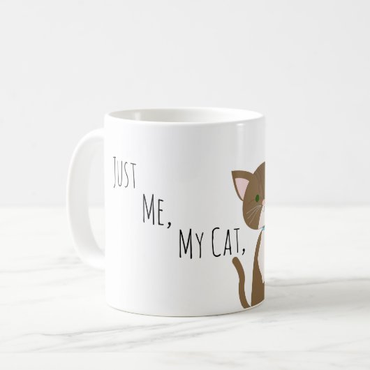 Mug Moi-Même Et Mon Chat (Devant gauche)