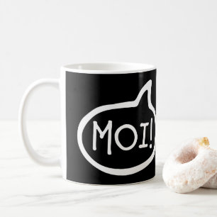 Mug MOI ! Salutation finlandaise, Bonjour, bulle vocal