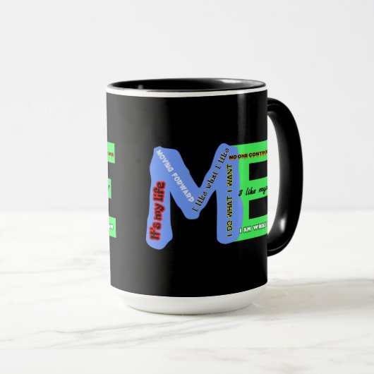 Mug MOI Self-Expression (Devant droit)
