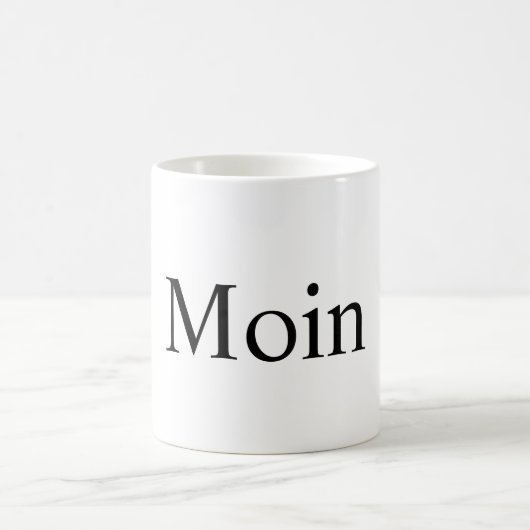 Mug Moin Tasse, dialecte du nord de l'Allemagne, Hambo (Centre)