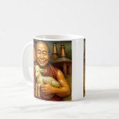Mug Moine bouddhiste et sérénité (Devant gauche)