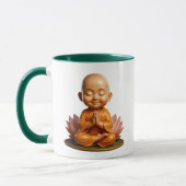 Mug Moine Lotus Zen (Gauche)